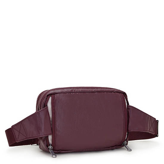 Sacs Kipling Abanu Multi Metallic Convertible Crossbody Bag Bordeaux | FR 1177JP